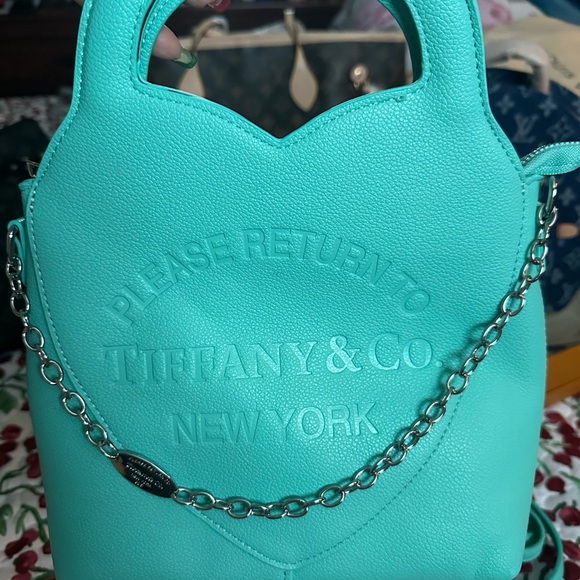 Elegant Teal Handbag. NOT AUTÉNTIC. - Picture 3 of 7
